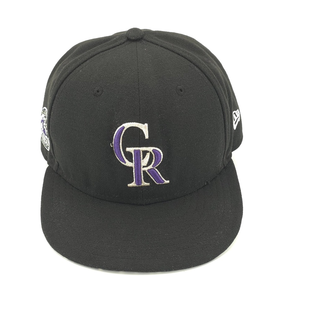 Colorado Rockies Hat Cap Mens Strap Back Black MLB Baseball New Era